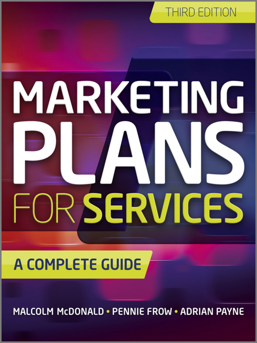 Marketing Plans for Services (eBook): A Complete Guide